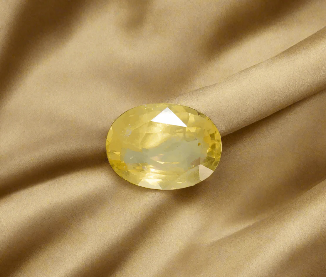 Kashmiri Pukhraj (Yellow Sapphire) - Image 2