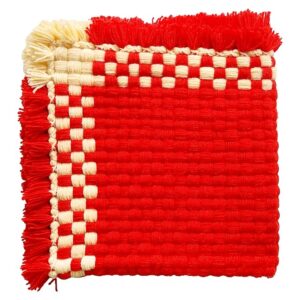 Red  Woolen Aasan